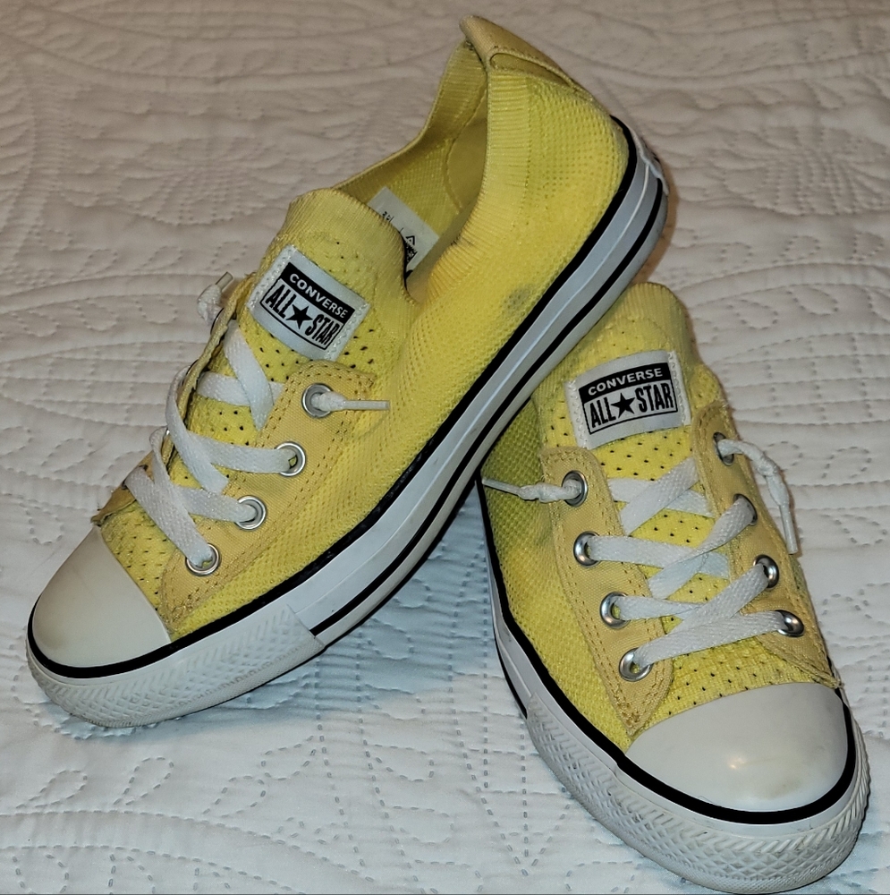 Converse Yellow Slip-On Sneakers